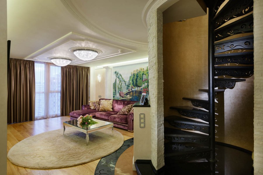 Интересный интерьер квартиры общей площадью 51 кв м