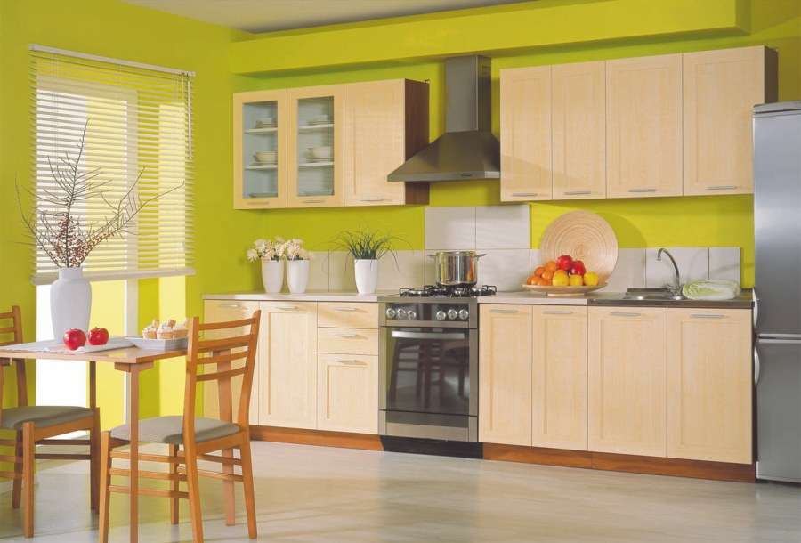 Сочетание цветов на кухне