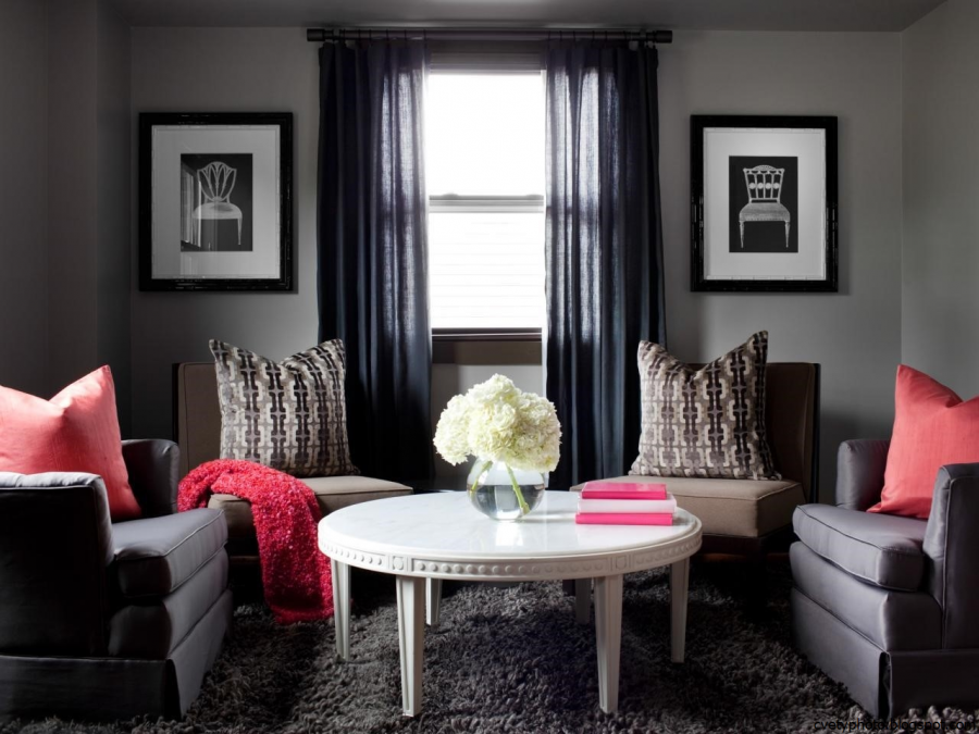 Черные акценты в интерьере