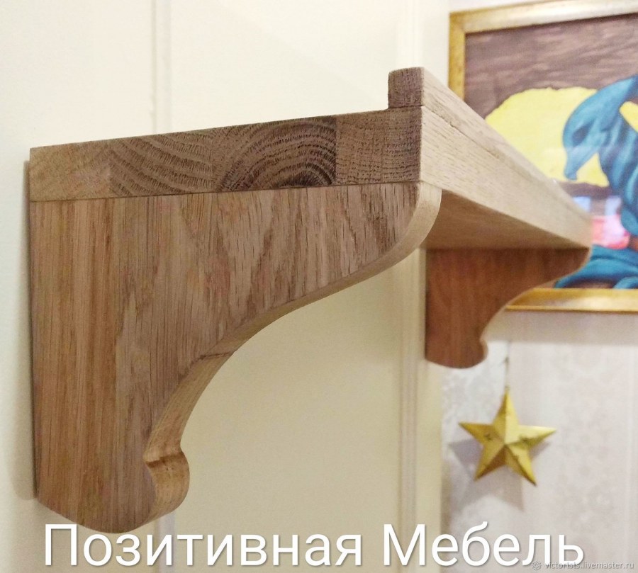 Полка из дуба