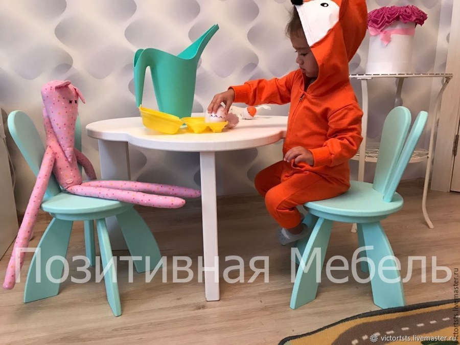 Стол «облачко» белый