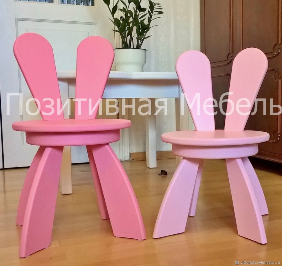 Столик "облако" и стульчик "Зайка"