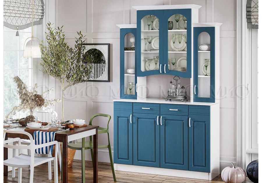 Буфет Констанция 4-х створчатый белый