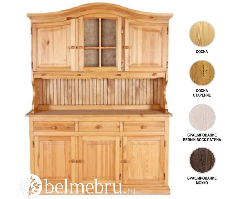 Буфет "Лотос" б-12 3х дверный