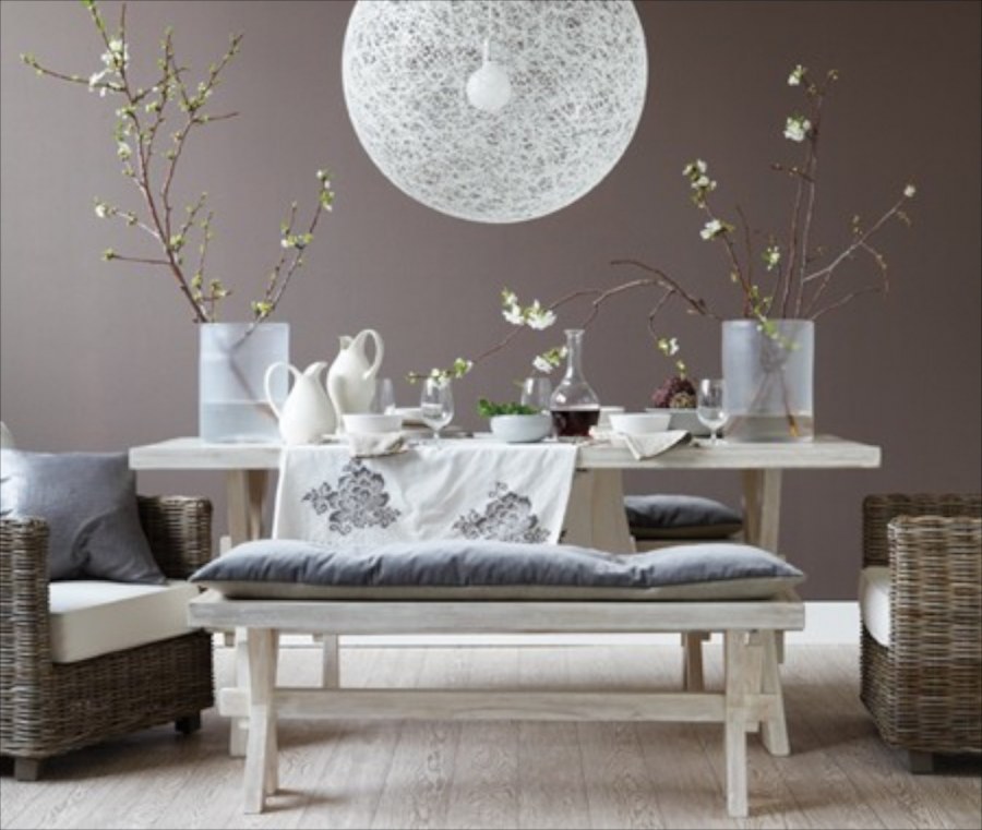 Серо-жемчужный цвет в интерьере