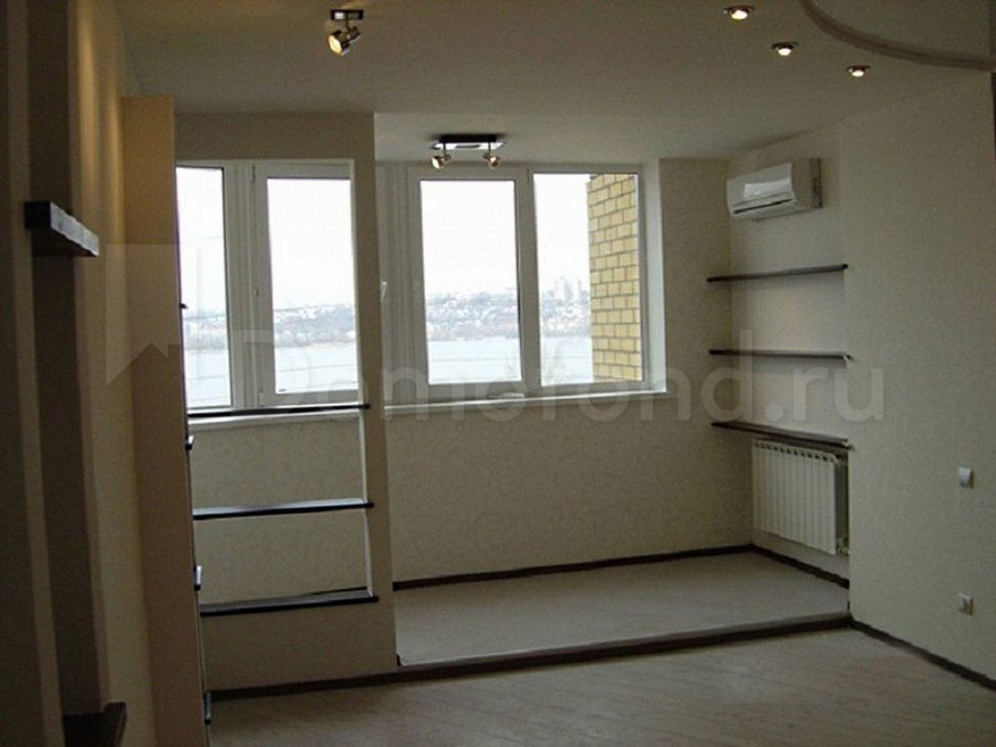 Отделка балкона п111м