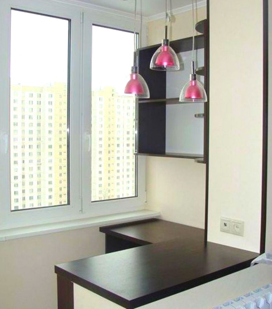 Столешница для объединенного балкона