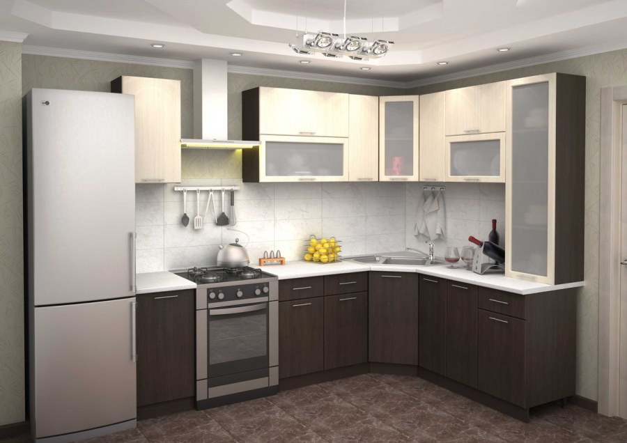 Кухня Валерия угловая Сурская мебель