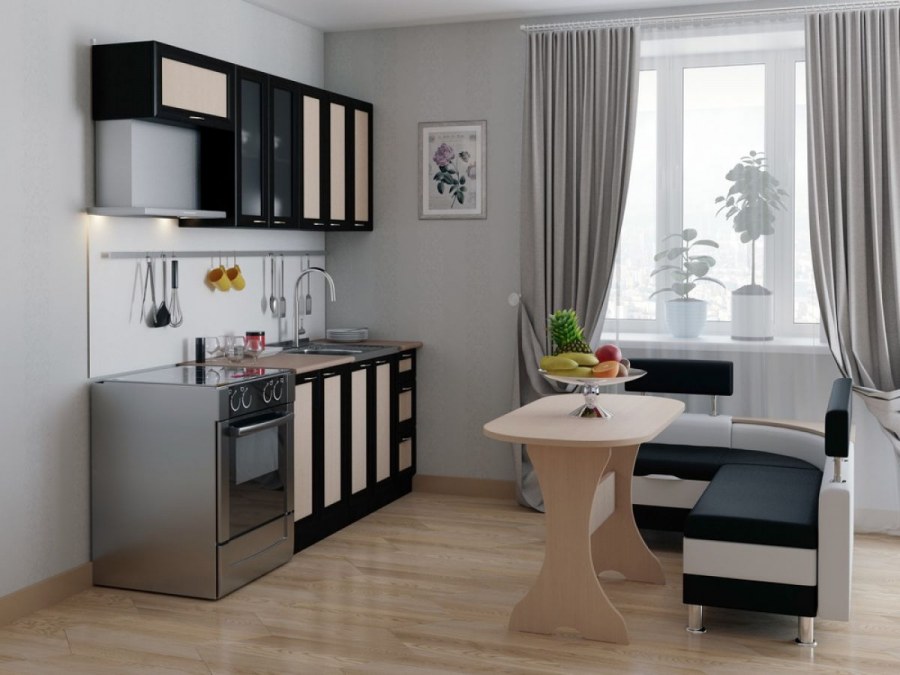 Кухни цвета венге