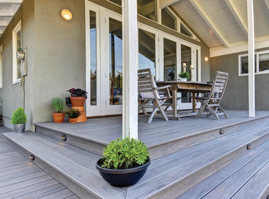 Открытая веранда без перил