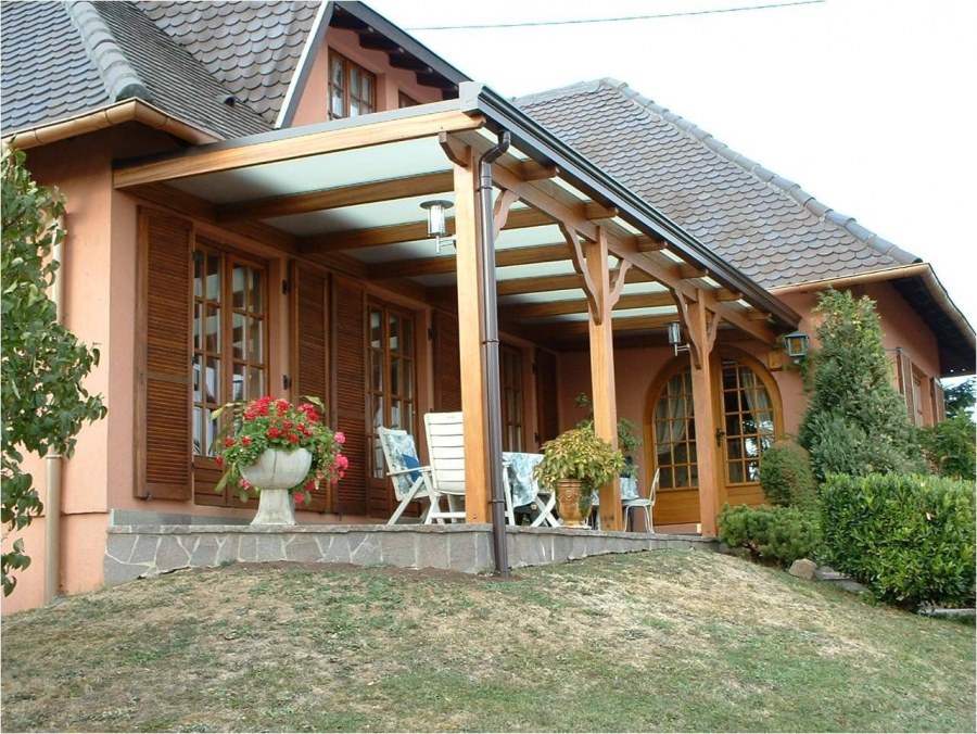 Навесы пристроенные к дому