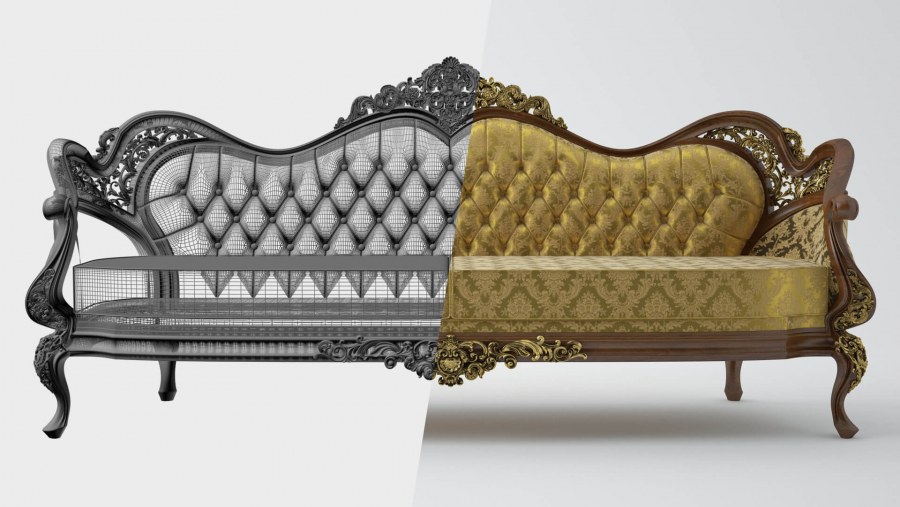 Agio mobile диван 3д модель