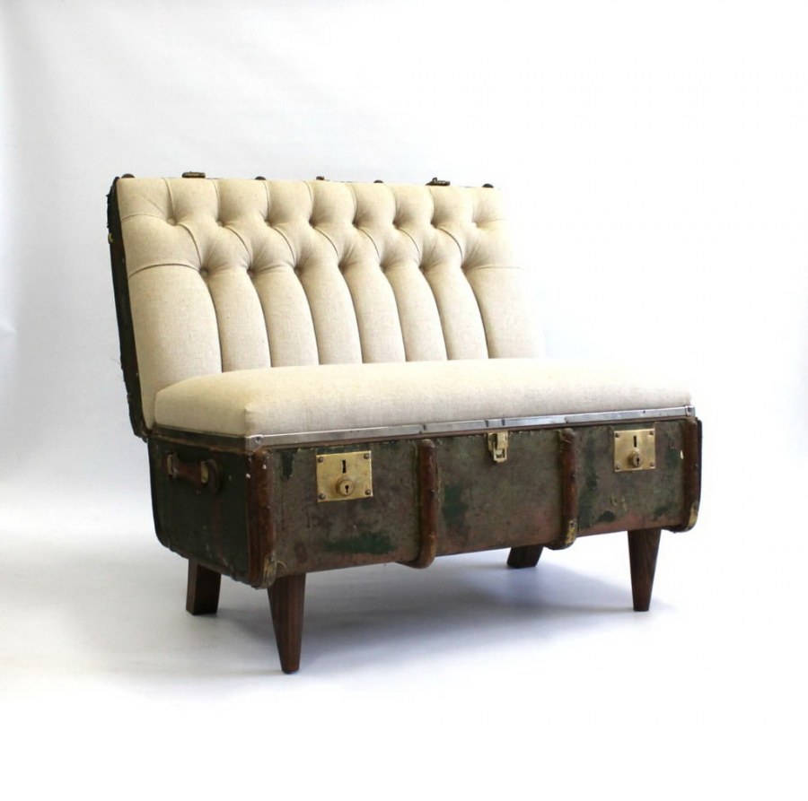 Банкетка из чемодана