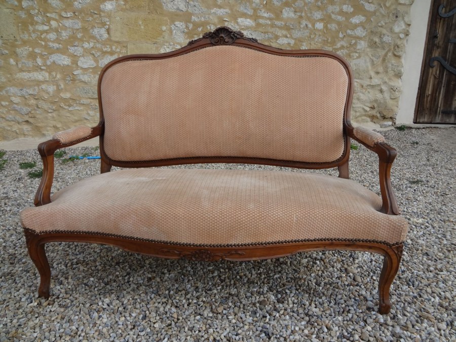 Гарнитур старинный диван два кресла