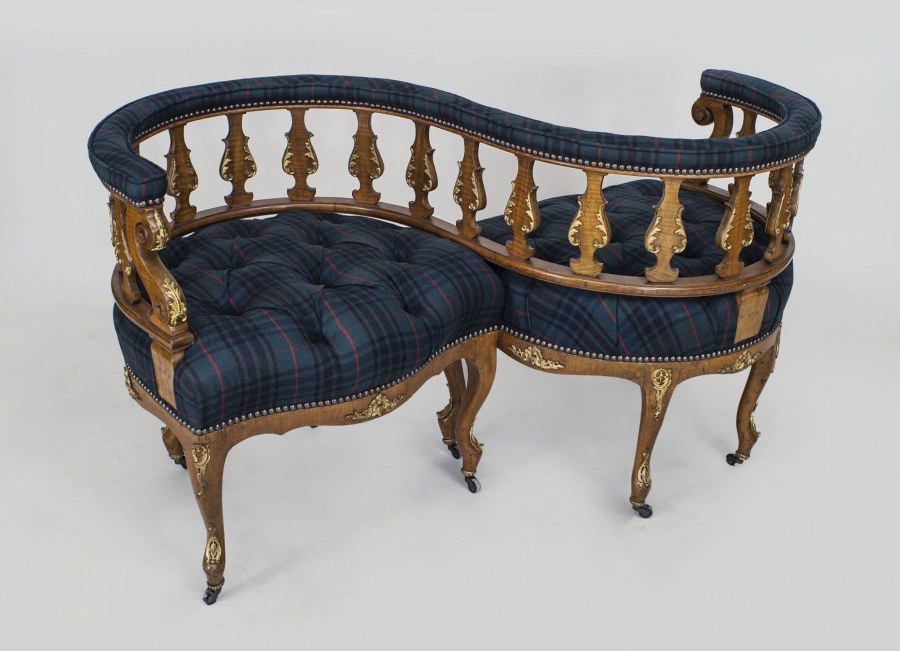 Кресло тет-а-тет рококо