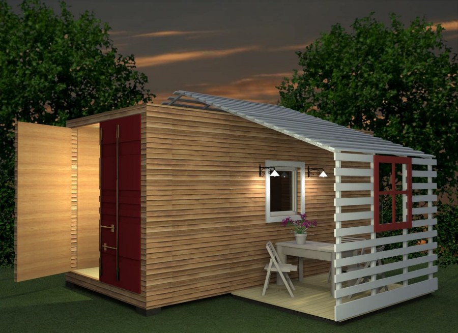 Каркасный пристрой 6x8