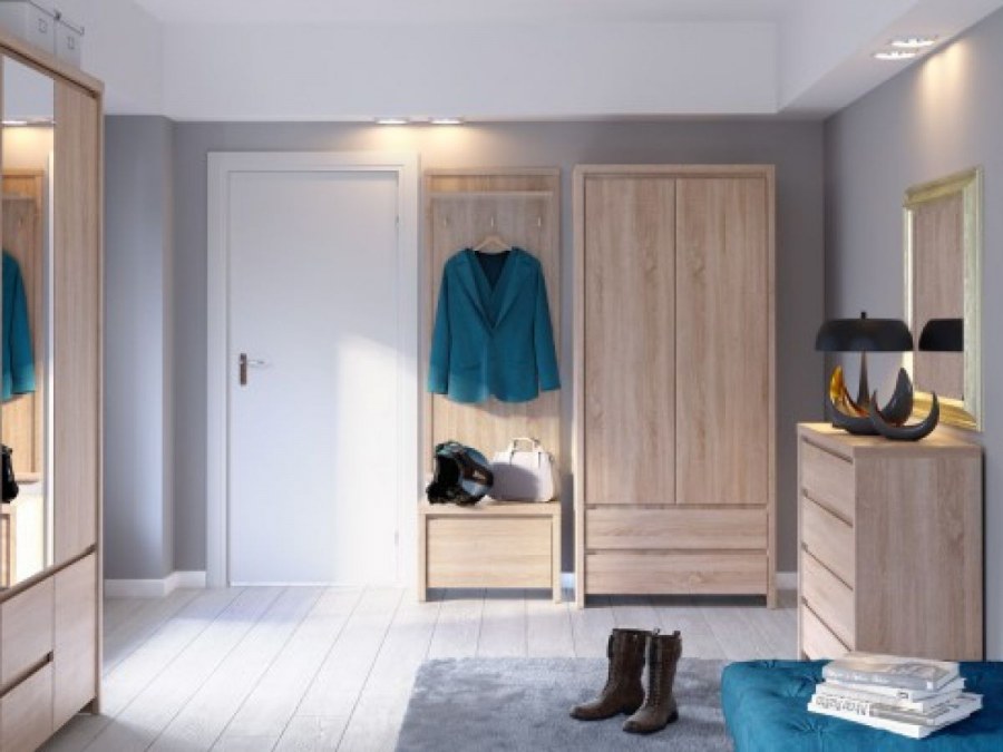 Зеркало lus/100 (дуб сонома) Каспиан