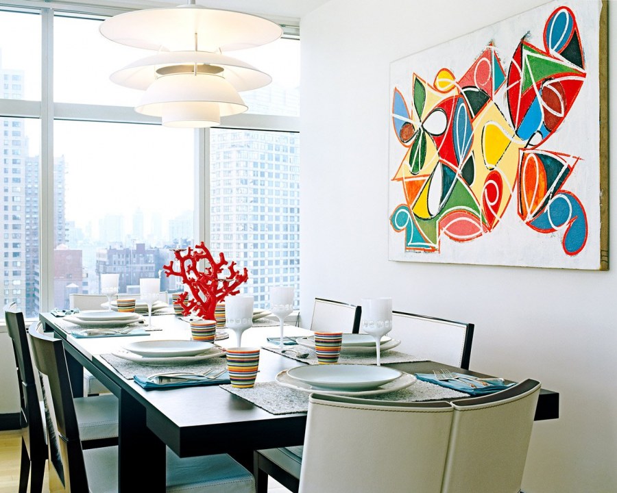 Яркие акценты в интерьере кухни