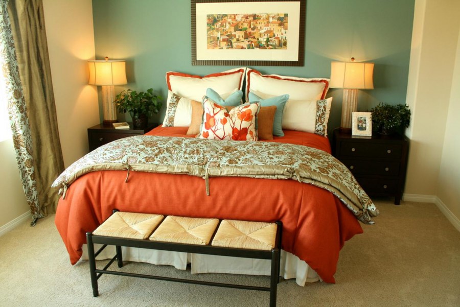 Спальня в стиле фен шуй