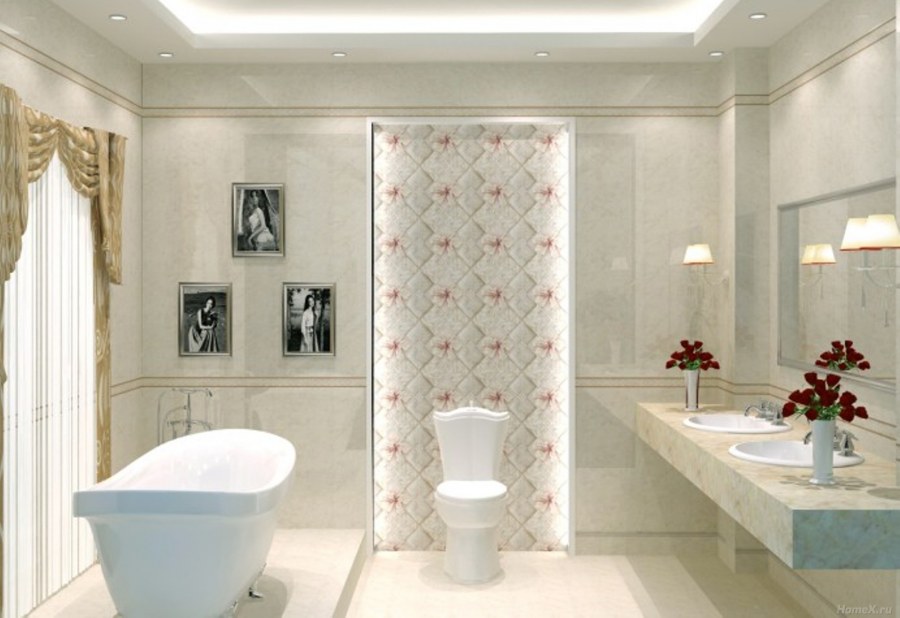 Плитка в греческом стиле в ванную