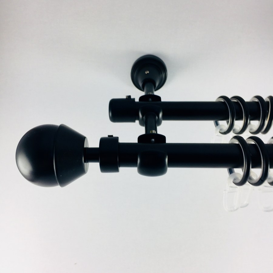 Карниз комбо 2-ряд 280см. Крем