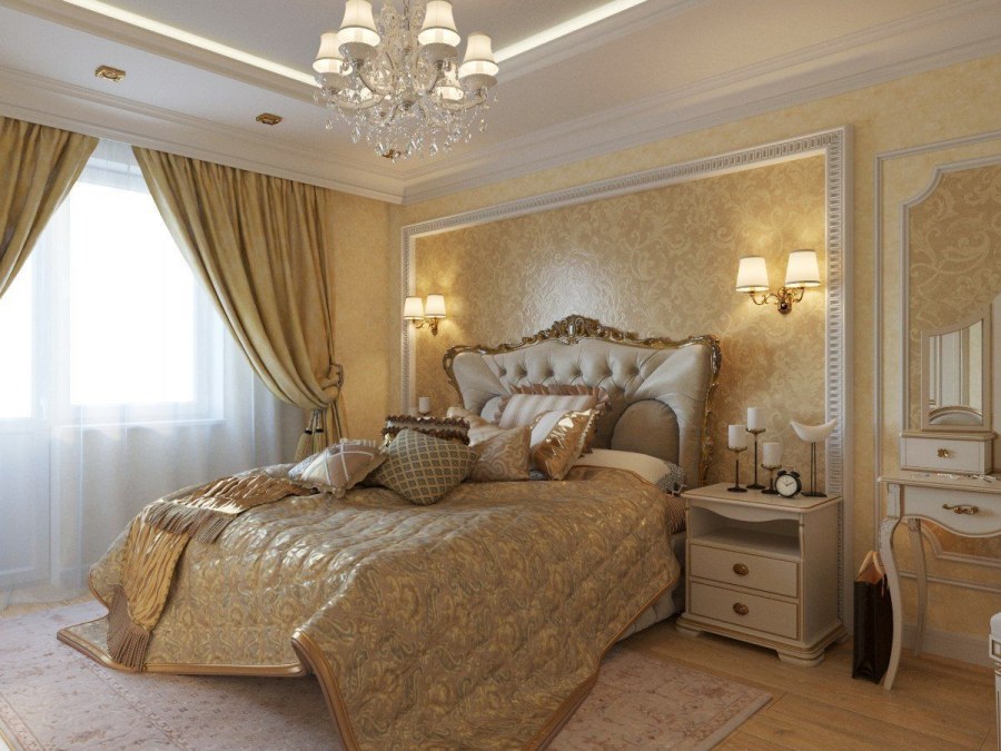 Спальня в стиле арт деко