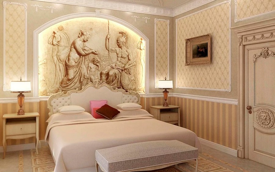 Классический интерьер спальни