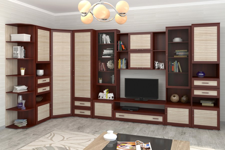 Стенка Азалия фабрика стиль