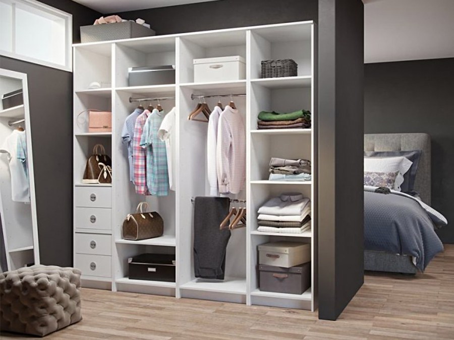 Модульная гардеробная система Дели