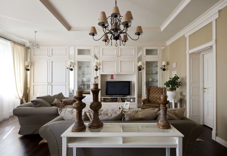 Гостиная во французском стиле