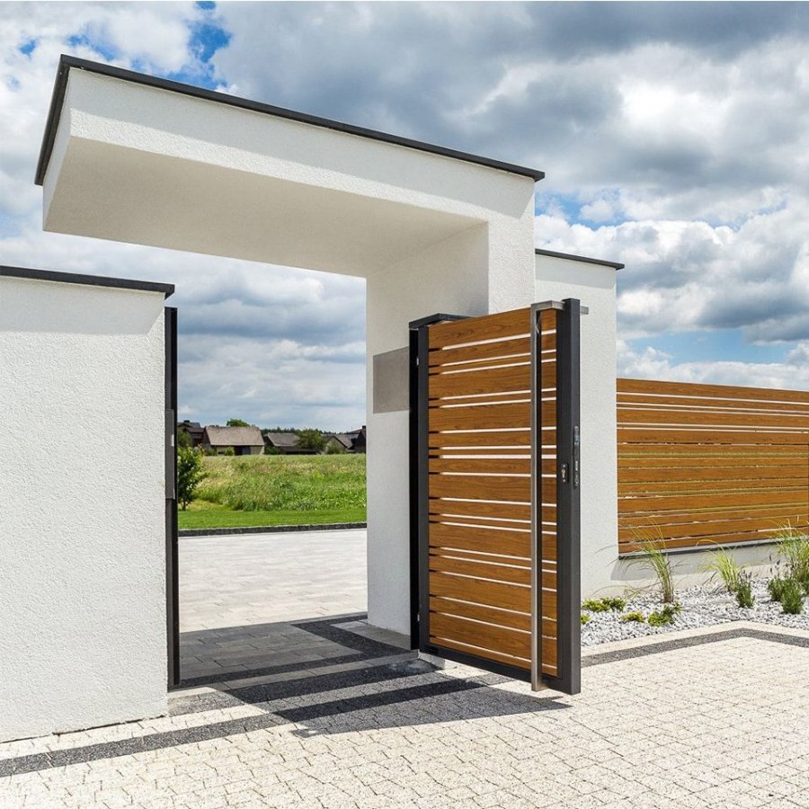 Стильный современный забор