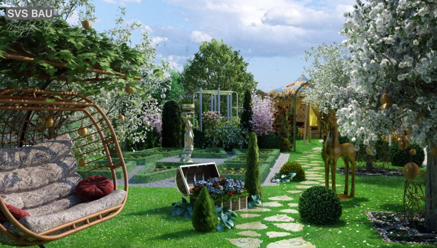 Восточный стиль в ландшафтном дизайне