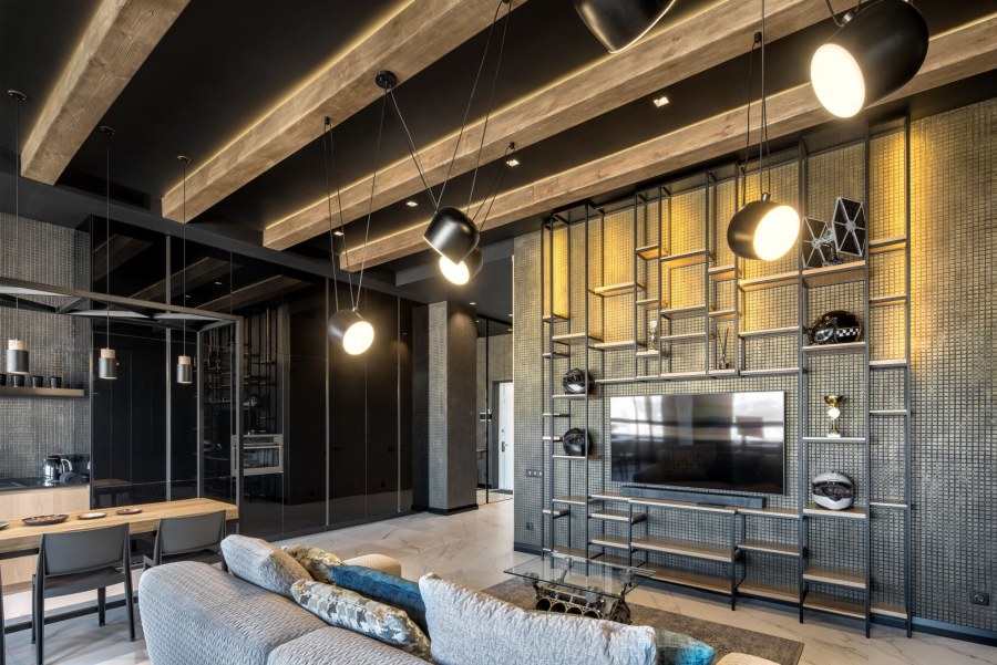 Дом индустриал в стиле лофт