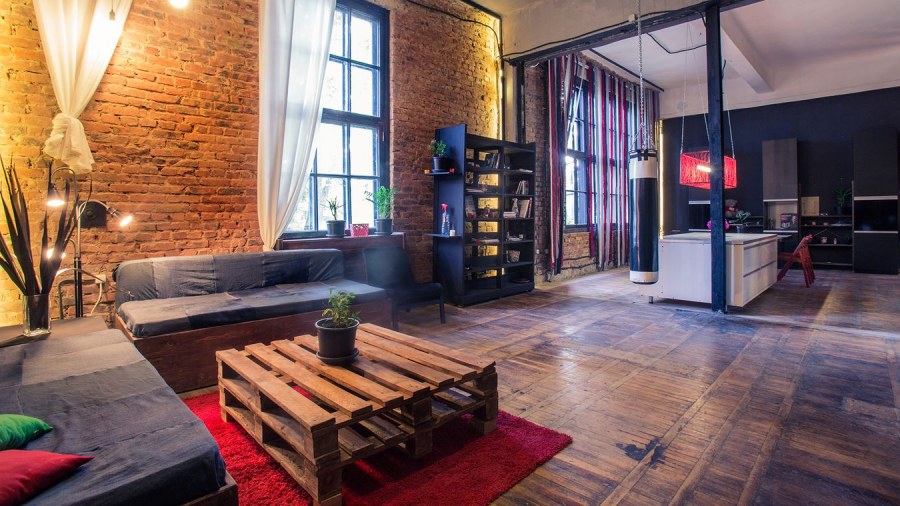 Лофт Индастриал в интерьере