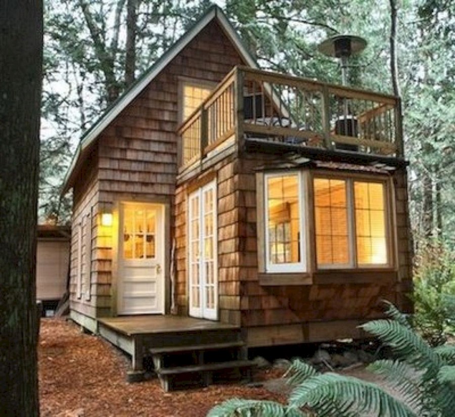 Деревянный tiny House