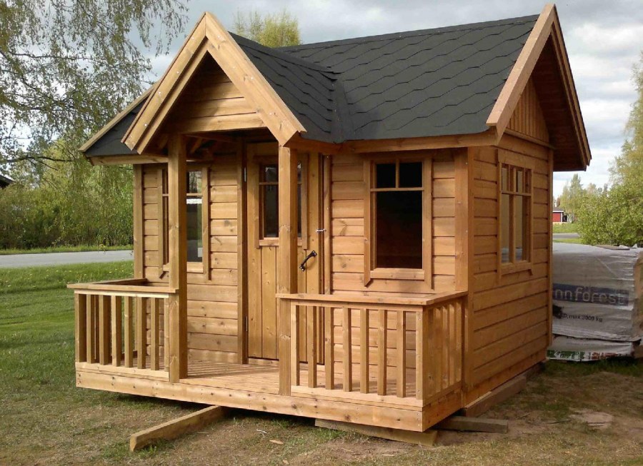 Детские деревянные домики