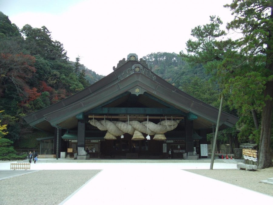 Святилище Идзумо сверху