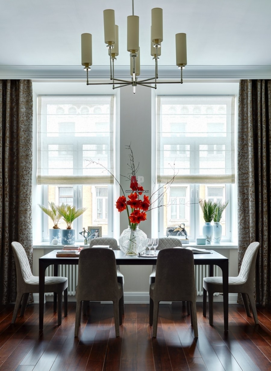 Кухня гостиная с окном