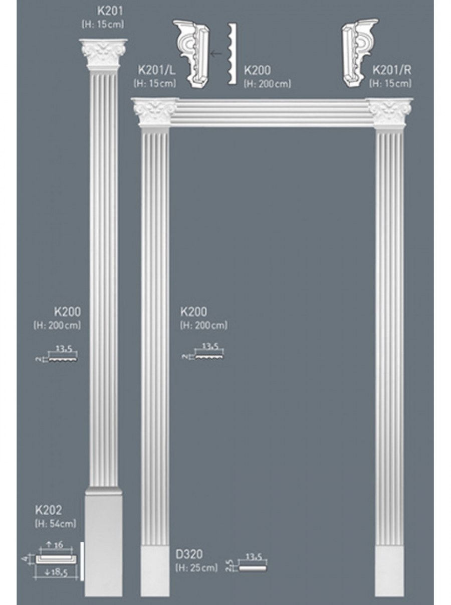 База пилястры k202 Orac Decor