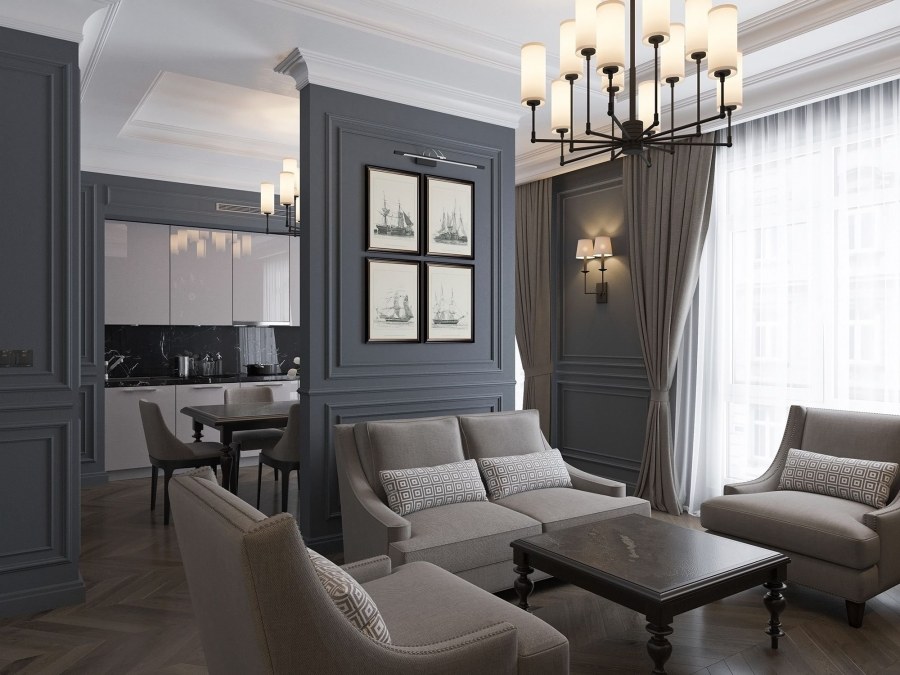 Американская классика в интерьере