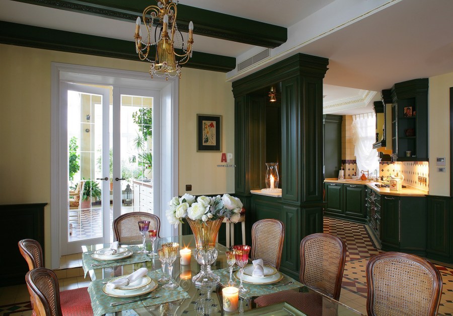 Столовая в английском стиле