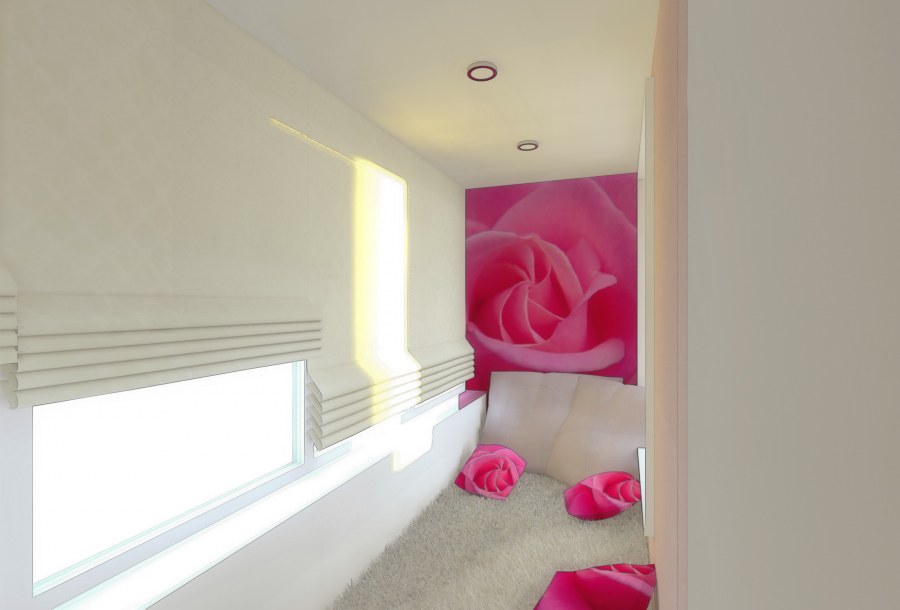 Розовая лоджия