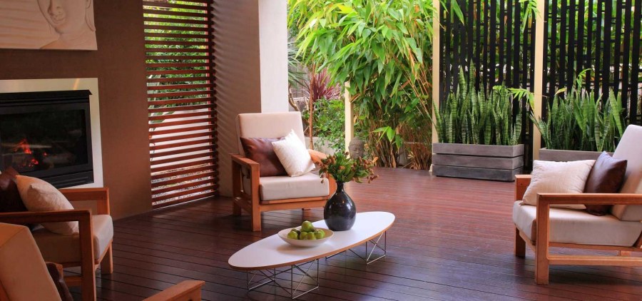 Терраса в балийском стиле