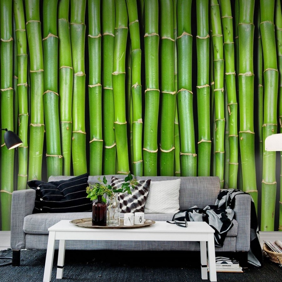 Бамбук декор на стену
