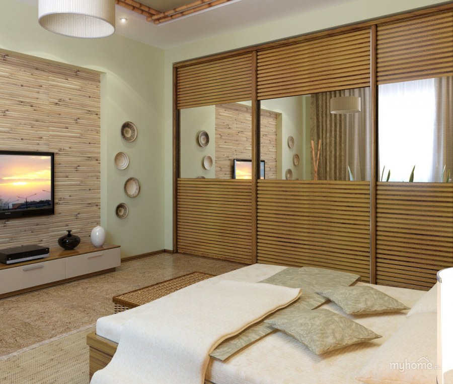 Спальня в экостиле