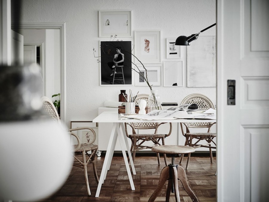 Винтажный Скандинавский стиль в интерьере