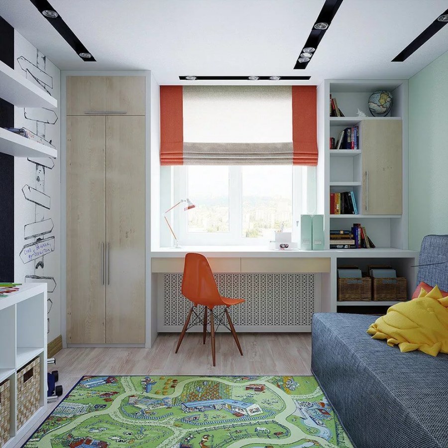 Планировка детской для мальчика