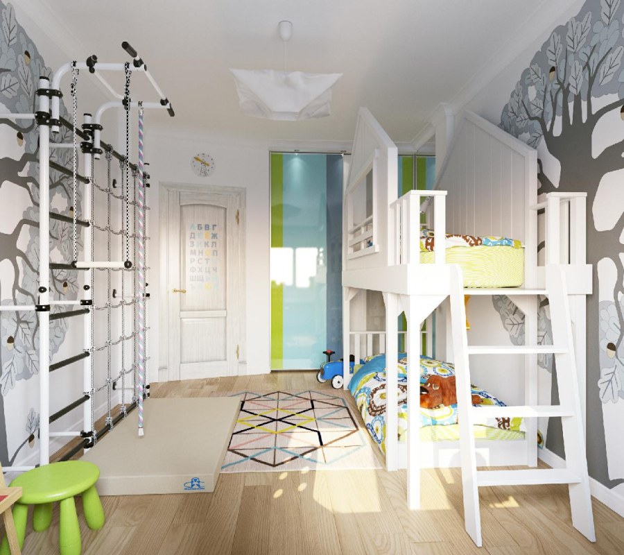 Планировка детской комнаты