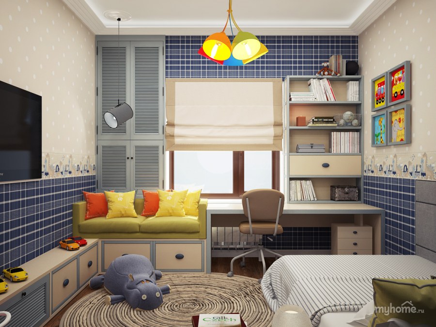Дизайнерские детские комнаты для малышей проекты