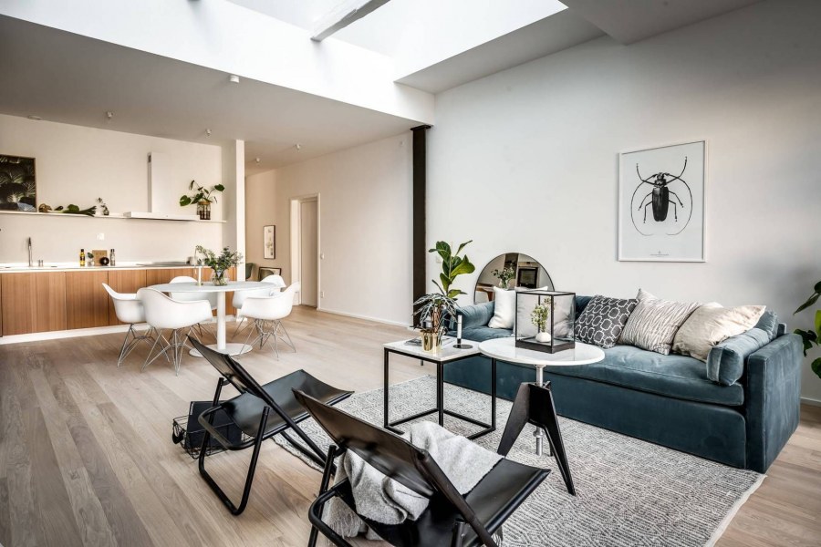 Скандинавский стиль освещение в квартире